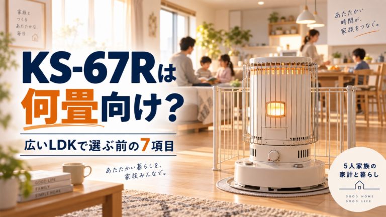 トヨトミ KS-67Rは何畳向け？広いLDKで選ぶ前に確認したい7項目